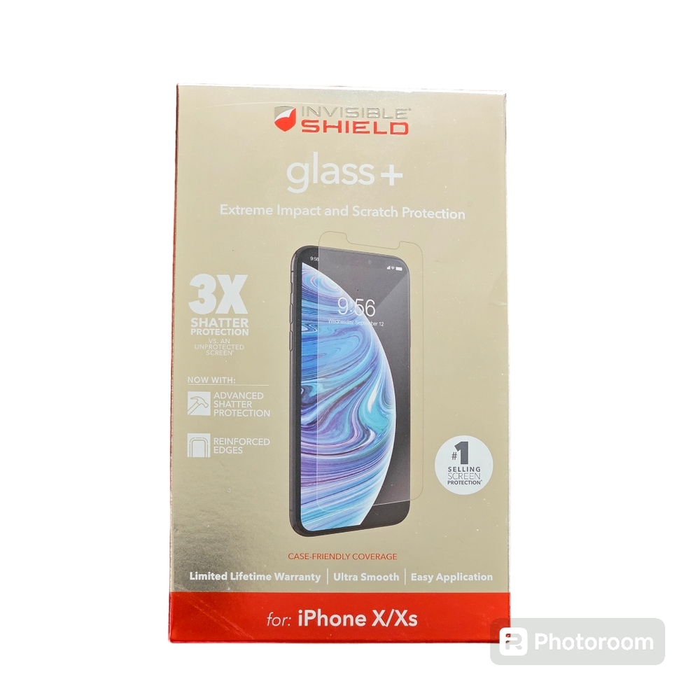 NIB iPhone X/XS Glass Screen Protector - Zagg